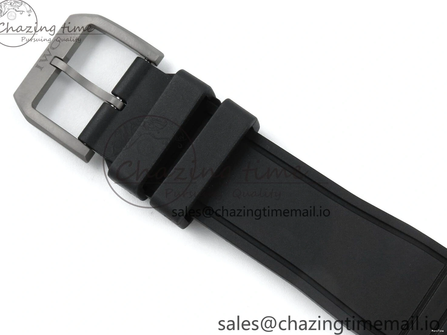 MIROTIME 0402 Pilot Top Gun IW326901 M+F 1:1 Best Edition Black Dial on Black Rubber Strap A SportInspired 6999